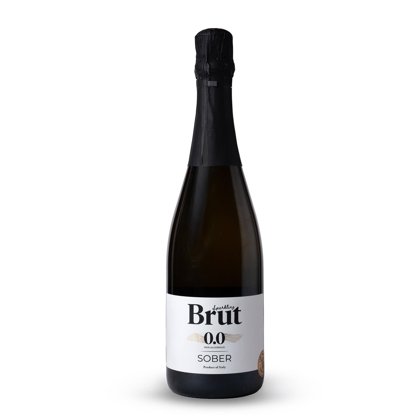 Sober Sparkling Brut 0.0 Non Alcoholic Sparkling Wine | Alcohol Free Wine Drink | Low Calories | No Added Sugar | No Added Preservatives | Zero Alcohol Beverage | 750ml