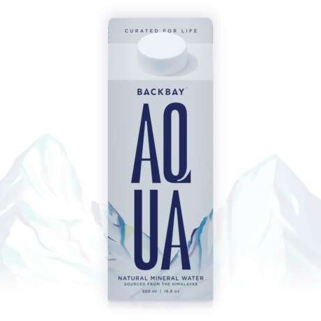 Backbay Aqua Mineral Water - 500ml (Pack of 6 Units) | Mineral Water from the Himalayas | Naturally occurring minerals & electrolytes | Eco-friendly Carton with Bio Cap | Hydrating and Refreshing