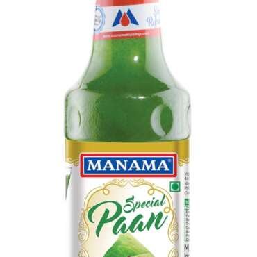 Manama Paan Syrup | Mixer for Mocktails, Cocktails, Drinks, Juices, Beverages | Non Alcoholic Mix 750ML Bottle