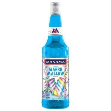 Manama Marshmallow (Toasted) Syrup | 750ML | Mixer for Mocktails, Cocktails, Drinks, Juices, Beverages | Non Alcoholic Mix