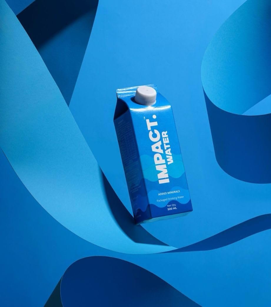 Impact Water – Premium Mineral-Enriched Drinking Water, 500ml (Pack of 6) | Eco-Friendly Paper-Based Carton | 100% Recyclable | BPA-Free | Sustainable & Safe Packaging - Image 2