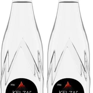 Kelzai Natural Rejuvenator Volcanic Mineral Rich Still Water 750ml - Pack of 2 | Perfect for Party Essentials, Unflavored, Office Use, and Everyday Hydration (Glass Bottle)