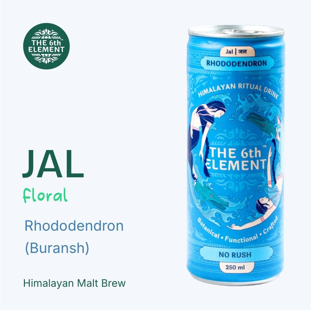 Rhododendron (Buransh) Botanical Malt Brew Pack of 6 Energy Drink, 250ml- Natural Anthocyanins- 2g Fiber per Can- Zero Added Sugar- Low Calorie Drink for Daily Refreshment & Wellness - Image 7
