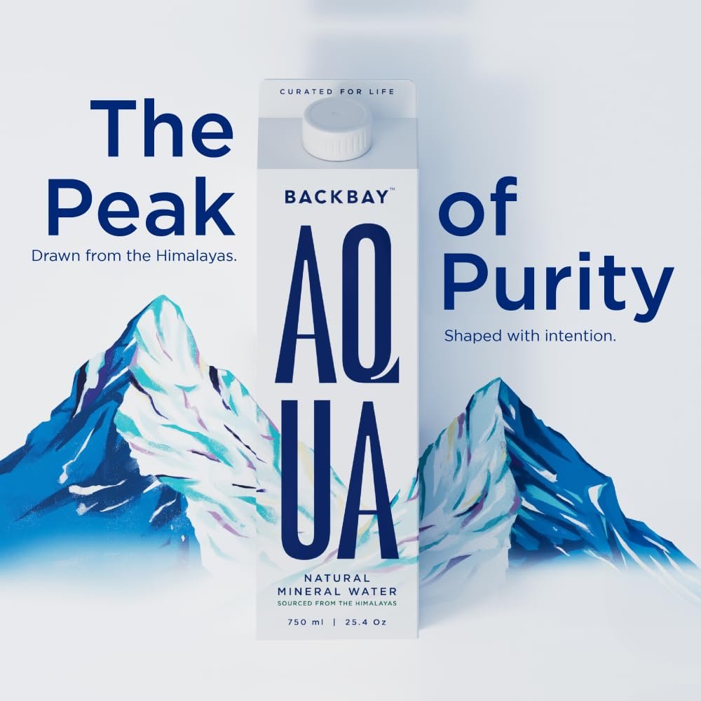 Backbay Aqua Mineral Water - 500ml (Pack of 6 Units) | Mineral Water from the Himalayas | Naturally occurring minerals & electrolytes | Eco-friendly Carton with Bio Cap | Hydrating and Refreshing - Image 5