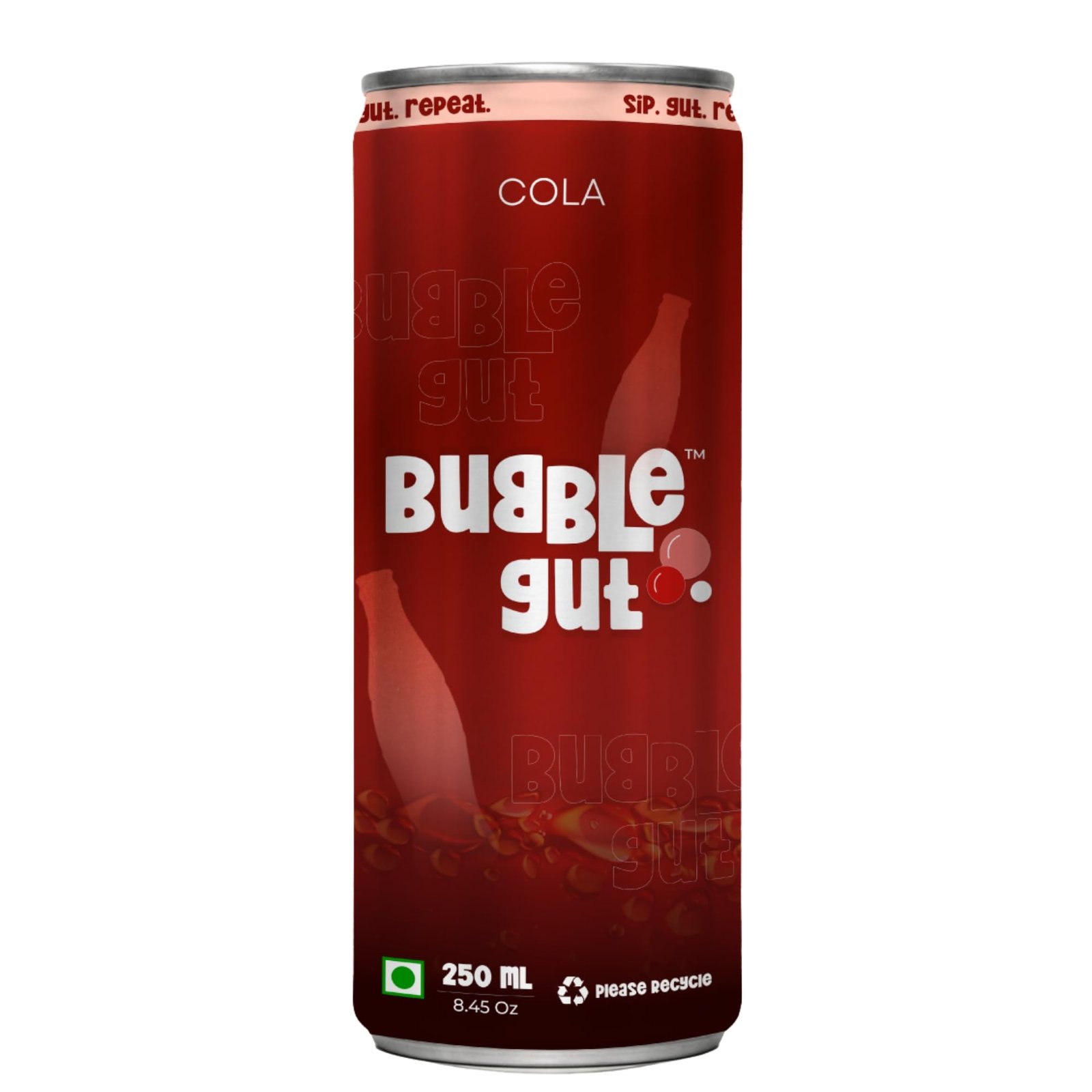 Bubble Gut Cola Soda 250 ml Pack of 3 Classic Chilled Fizzy Soft Drink Beverage - Image 2