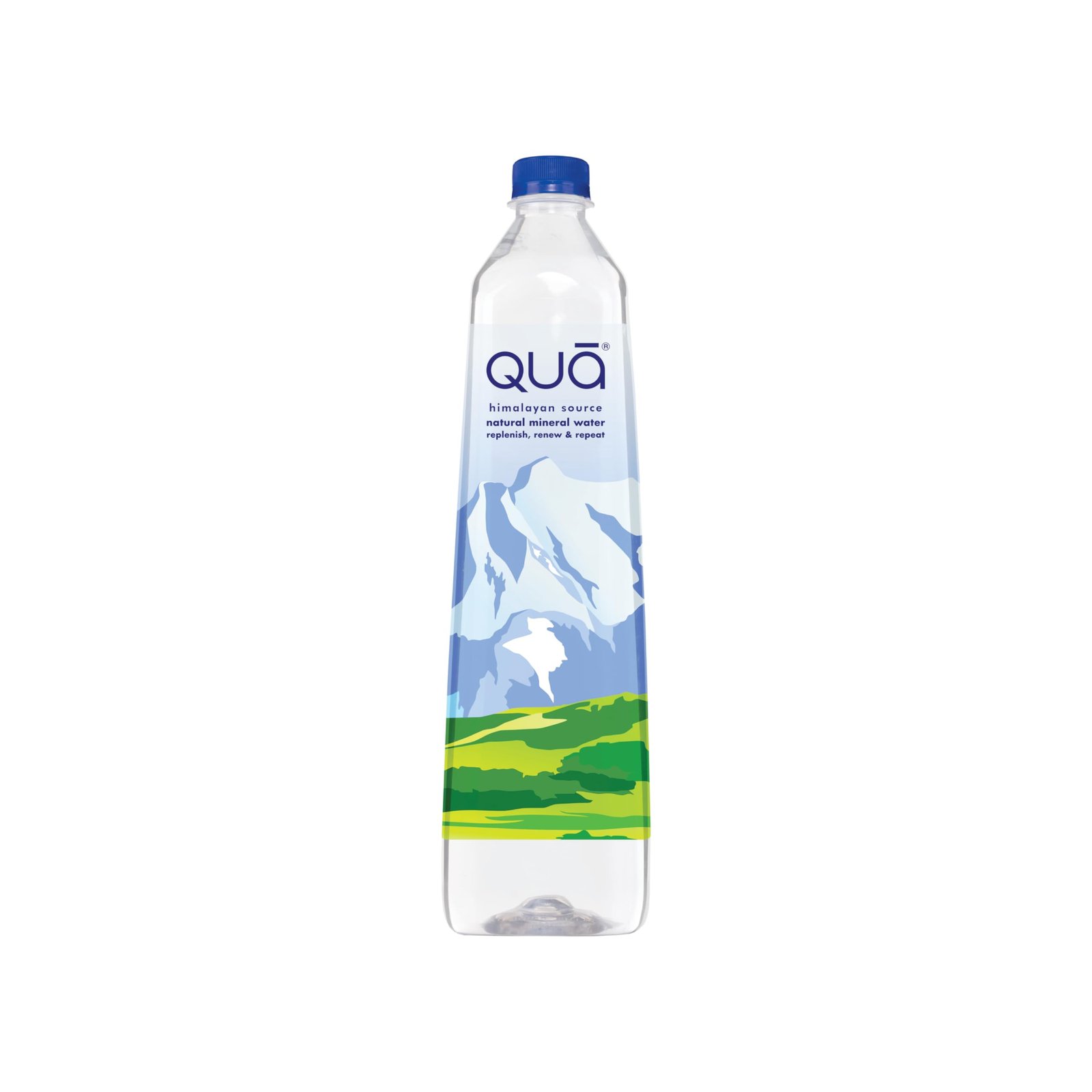 Qua Natural Mineral Water | 800ml x 12 | From the Himalayan Foothills | Rich in Calcium, Magnesium and Other Minerals | Naturally Alkaline | India’s Finest Water | Bottled At Source | pH8+