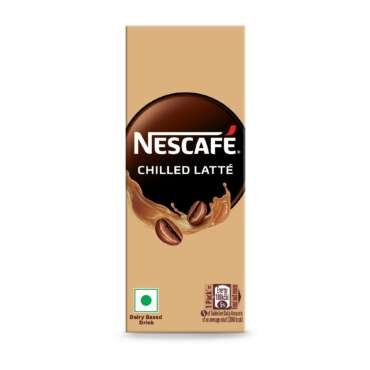 Nescafe Ready To Drink Coffee Flavoured Milk, Iced Latte, 180 ml Tetra Pack, Liquid