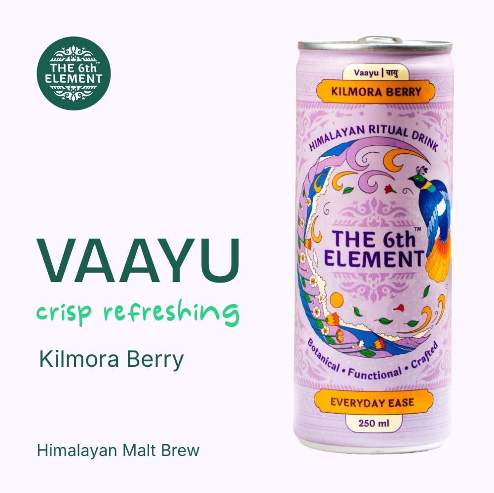 Himalayan berberine (Kilmora) Berry Botanical Malt Brew Pack of 12 Energy Drink, 250ml- Wild Foraged Berry Blend- Zero Added Sugar- Only 2.50 Calories per Can- Low Calorie Drink for Daily Refreshment & Wellness - Image 2