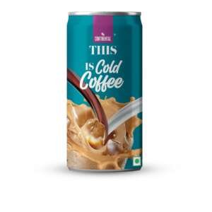 Continental THIS Cold Coffee Vanilla | Ready to Drink Café Style Iced Coffee | Smooth & Creamy Vanilla Flavoured Liquid Coffee | Perfect On-the-Go Refreshment