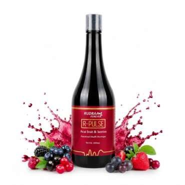 Rudraa Forever R-Pulse Acai Berry Juice 1000ml | Multi Berry Juice | Immunity booster drink | Detox drink for body cleansing | UTI support juice |