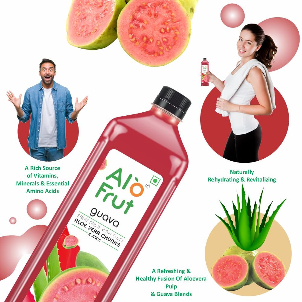 Alo Frut Kiwi, Litchi & Guava Fruit Drink with Aloe Vera Chunks – 150ml (Pack of 30) | Refreshing Juice with Fruits & Aloevera Goodness | Ready-to-Serve Fruit Juice - Image 7