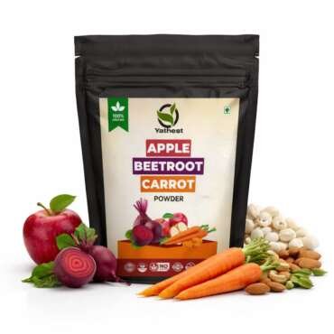 Organic ABC Powder | Apple, Beetroot & Carrot | Sun-Dried & Finely Ground | No Artificial Colors or Preservatives | For Smoothies, Juices & Cooking