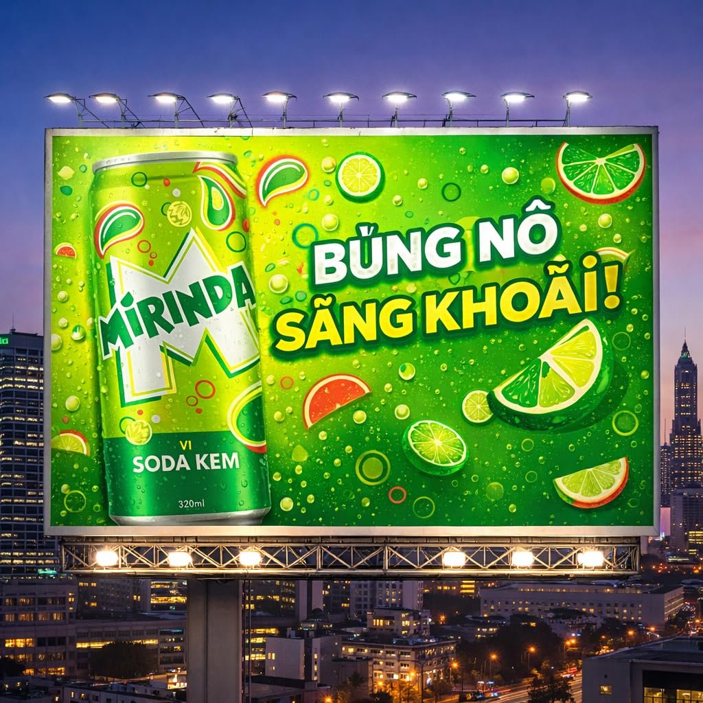 MiRINDA Soda Kem Carbonated Soft Drink (Pack of 12) 320ml Can By COUGAR, Refreshing Fizzy Cream Soda Flavor Beverage, Crisp Sparkling Drink, Ready to Serve Chilled, Perfect for Parties, Meals & Everyday Refreshment - (Imported-VIET) - Image 8
