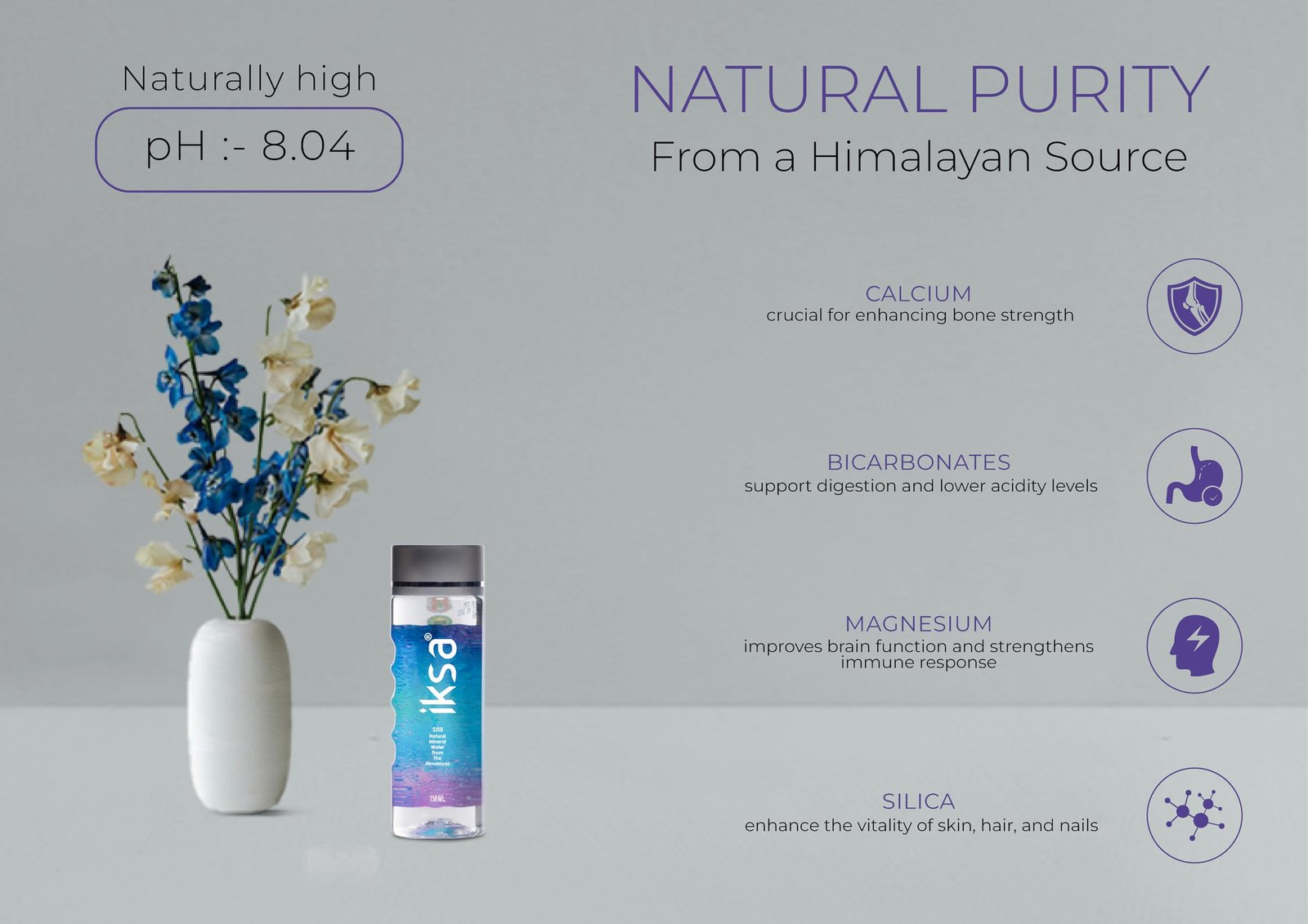 IKSA Still Natural Mineral Water -250ML (42 Bottles)| Natural Mineral Water from The Himalayas. - Image 3