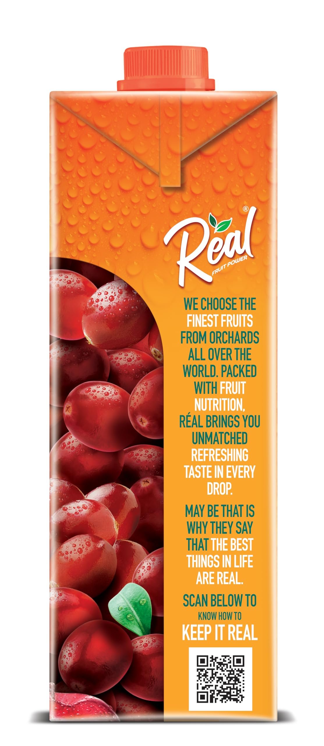 Real Fruit Power Cranberry, 1L - Image 2