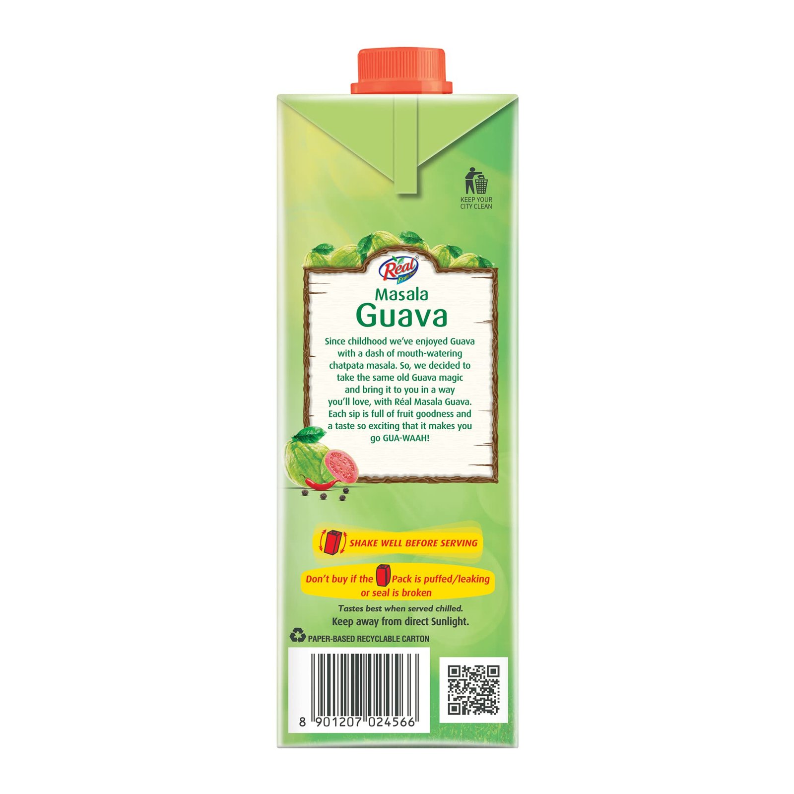 Real Masala Guava Juice, 1L - Image 5