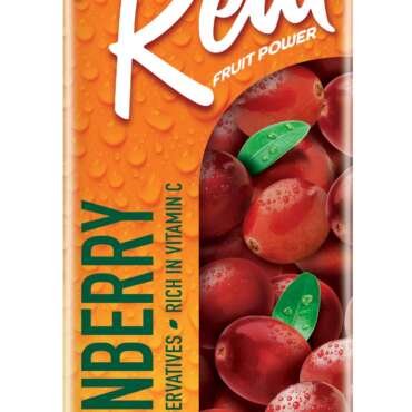 Real Fruit Power Cranberry, 1L