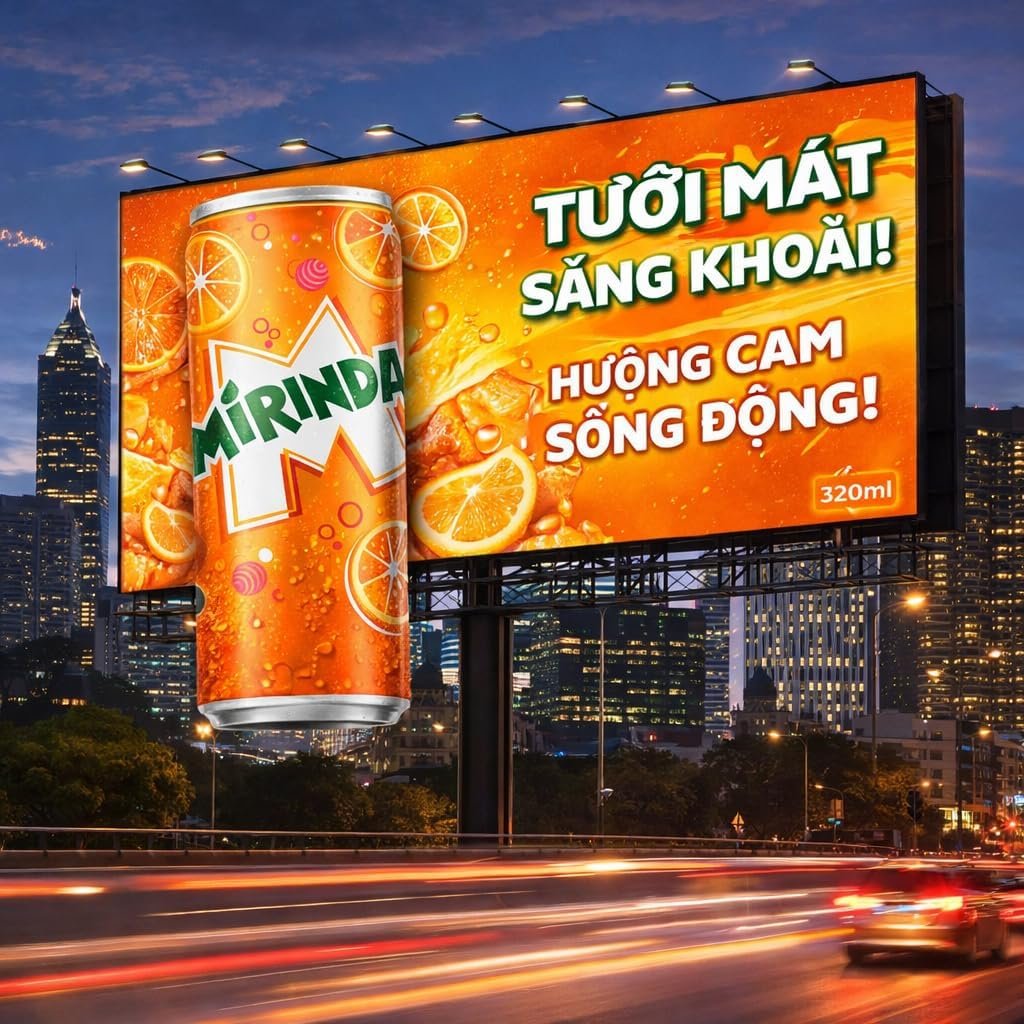 Mirinda Orange Carbonated Soft Drink, Featuring a Bold, Sweet, and Fizzy Taste Delivers a Zesty Kick Of Orange Goodness 320ml X 4 Cans, (From Vietnam) By DECADENT FOODS - Image 6