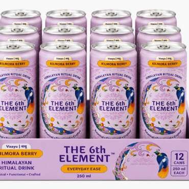 Himalayan berberine (Kilmora) Berry Botanical Malt Brew Pack of 12 Energy Drink, 250ml- Wild Foraged Berry Blend- Zero Added Sugar- Only 2.50 Calories per Can- Low Calorie Drink for Daily Refreshment & Wellness