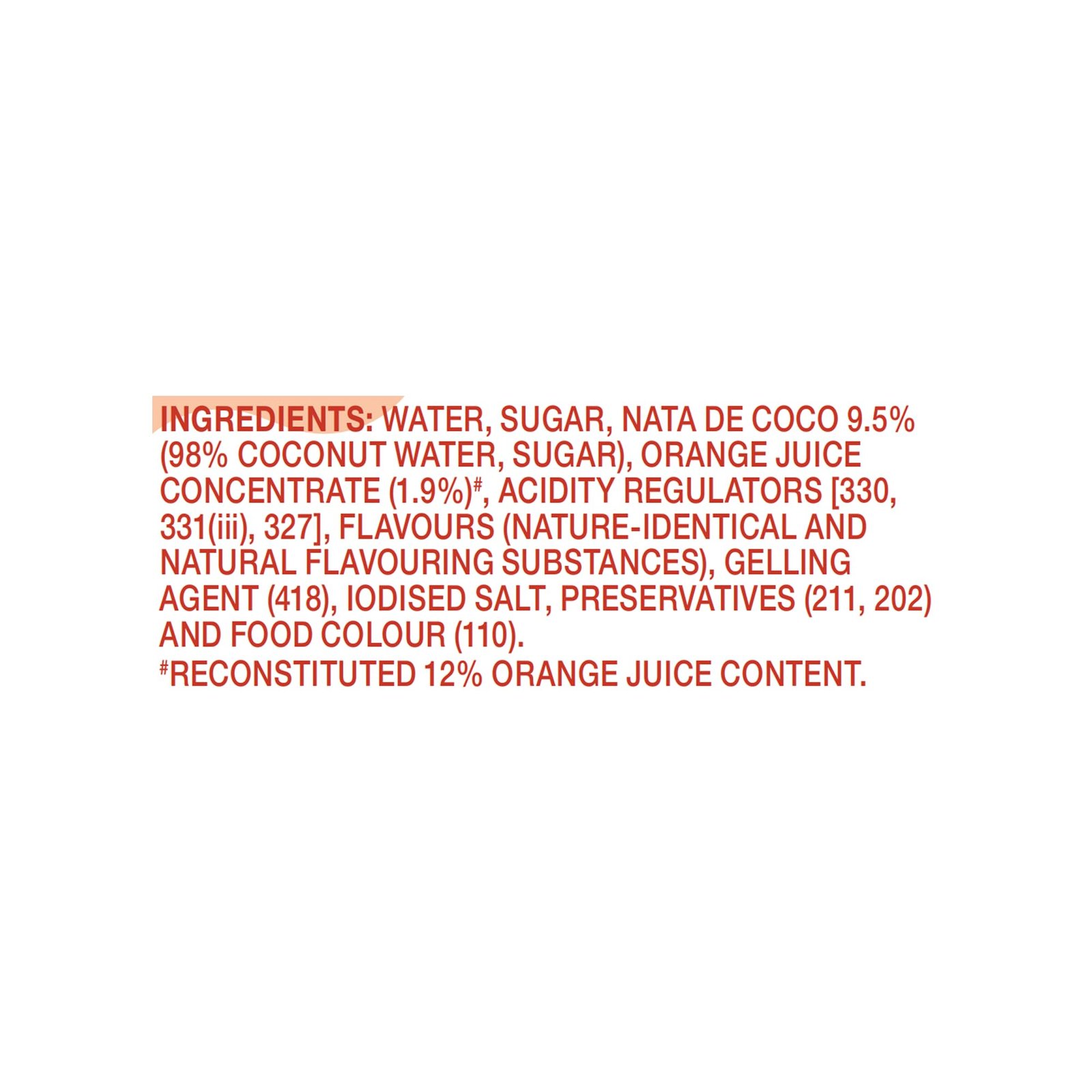 Paper Boat Orange Fruit Drink with Nata De Coco Jelly 250ml - Image 4