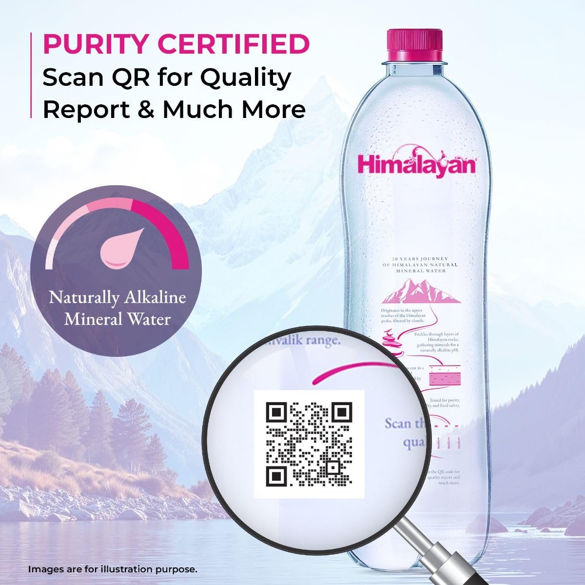 Himalayan Natural Mineral Water, 1000 ml, Mildly Alkaline, Sourced from Himalayas, Untouched & Unprocessed, Balanced pH of 7-8 - Image 7
