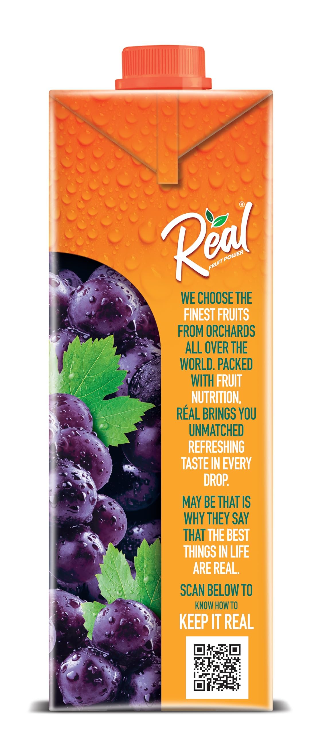 Real Fruit Power Grape Juice -1L - Image 2