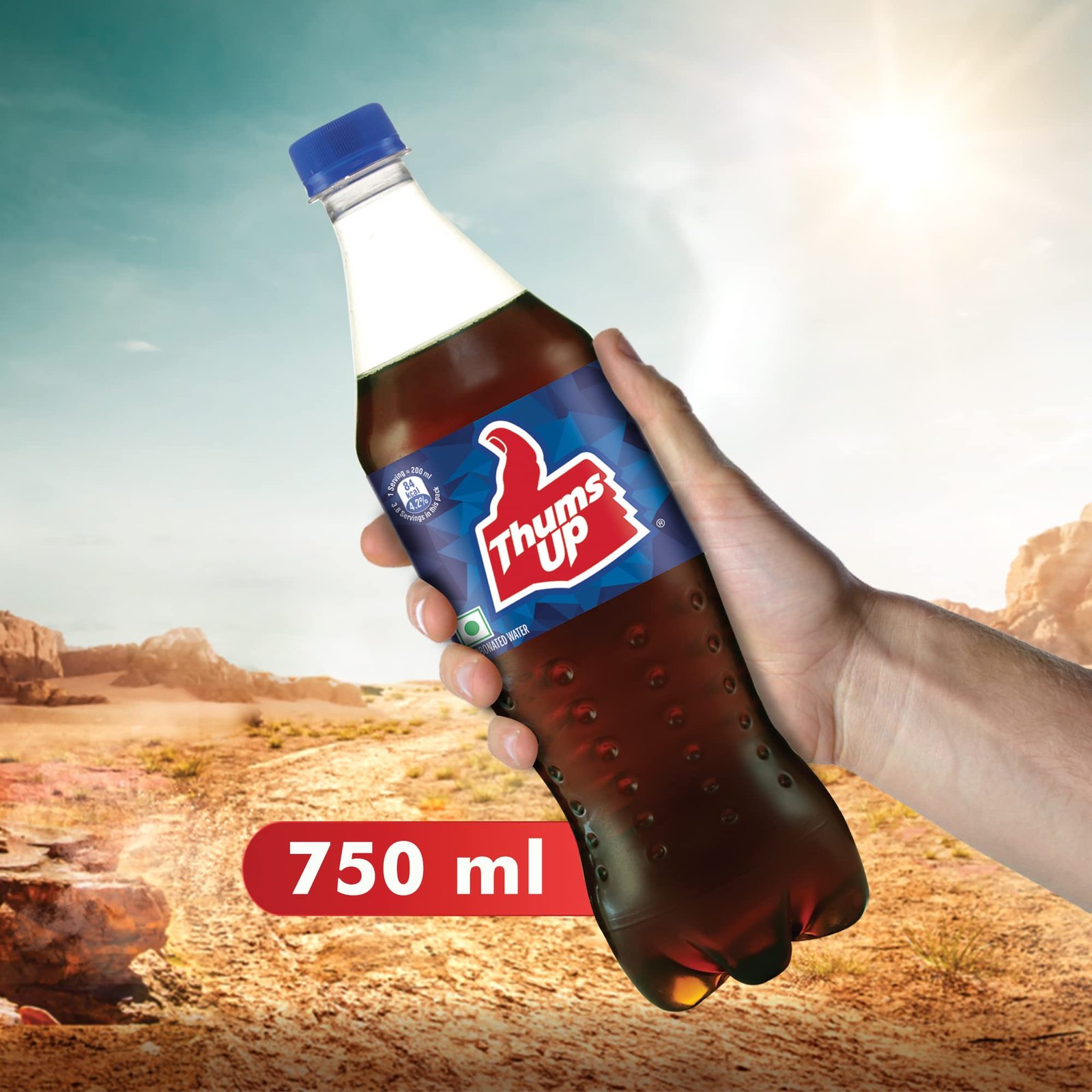 Thums Up 750ml PET | Cola Sparkling Soft Drink | The Coca-Cola Company - Image 8
