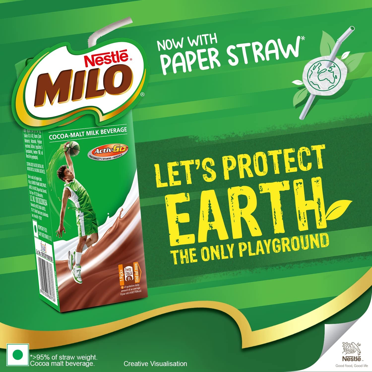 Nestlé MILO Ready-to-Drink Health Drink with Millets, Chocolate, 180ml - Image 9