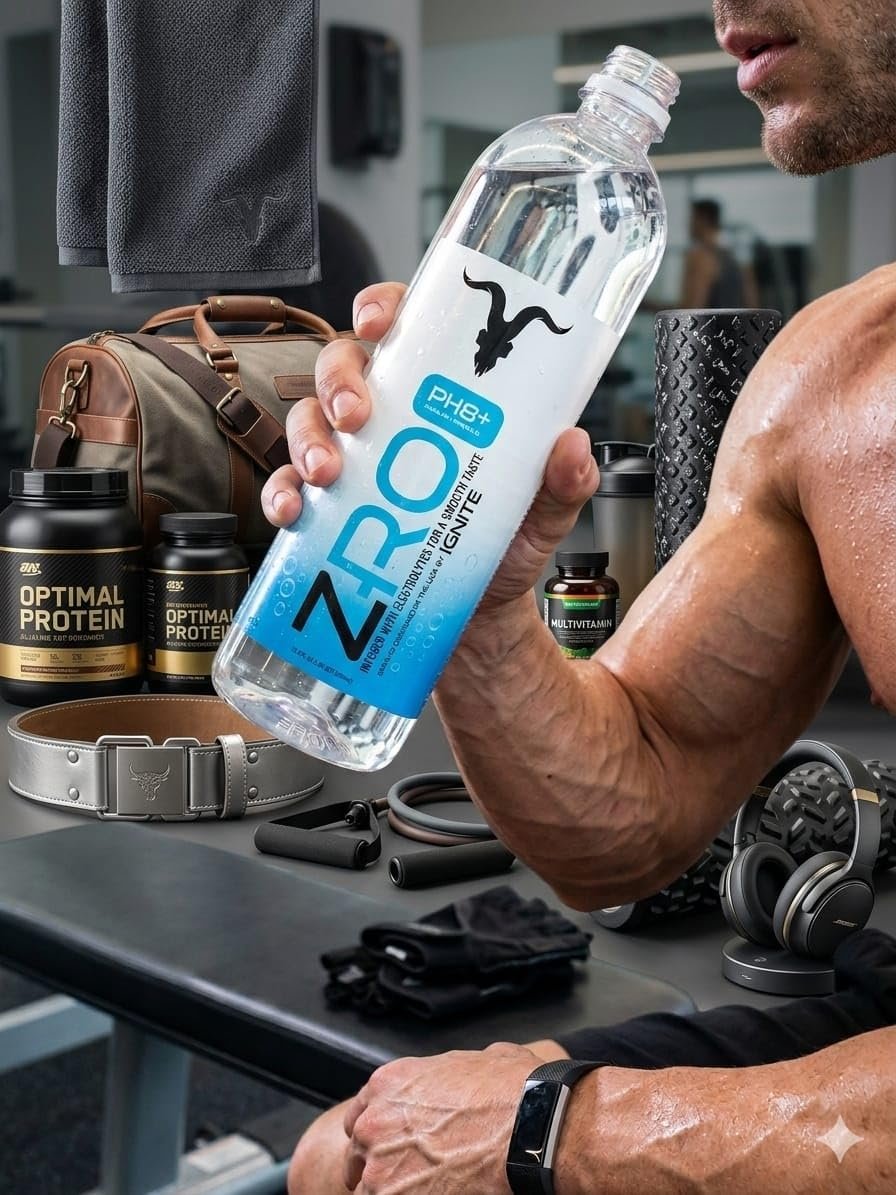 IGNITE pH 8+ Alkaline Water with Calcium & Magnesium Minerals | Zero Calories Non-Carbonated Purified Drinking Water | Leak Resistant Bottles for Home, Office & Travel | Pack of 15, 1 Litre Each - Image 2