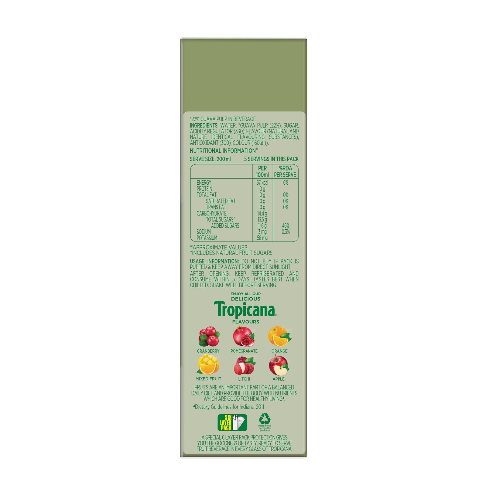 Tropicana Guava Delight 1L - Image 5