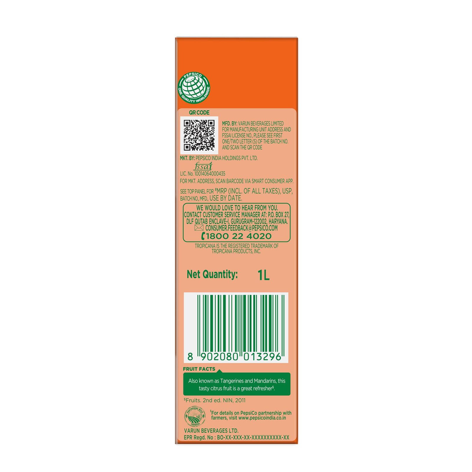 Tropicana Orange Delight 1L - Image 4