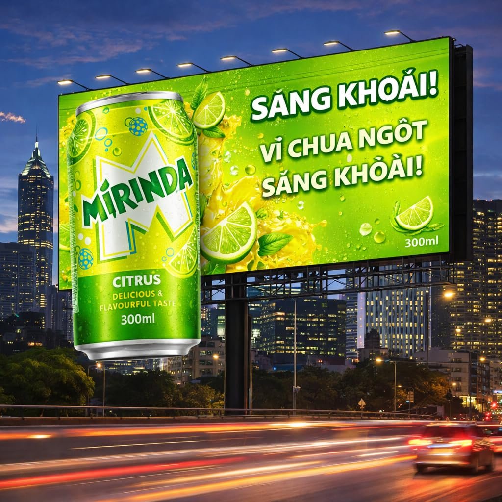 Mirinda Citrus Carbonated Soft Drink (Pack of 6) 300ml Can By COUGAR, Refreshing Fizzy Citrus Soda, Delicious & Flavourful Sparkling Beverage, Sweet & Tangy Taste, Ready to Serve Chilled, Single Serve Can for Parties & Everyday Refreshment - (Imported-UAE - Image 8