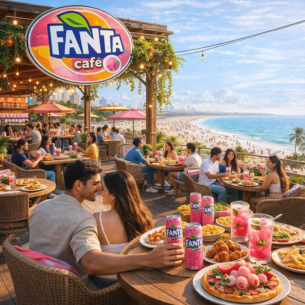 FANTA - Lychee Flavoured Carbonated Soft Drink (3 x 320ml), By COUGAR | Refreshing Fizzy Fruit Beverage | Sweet Tropical Lychee Taste | Chilled Ready To Drink Soda | Party & Everyday Refreshment Drink – (Imported - MALAYSIA) - Image 5