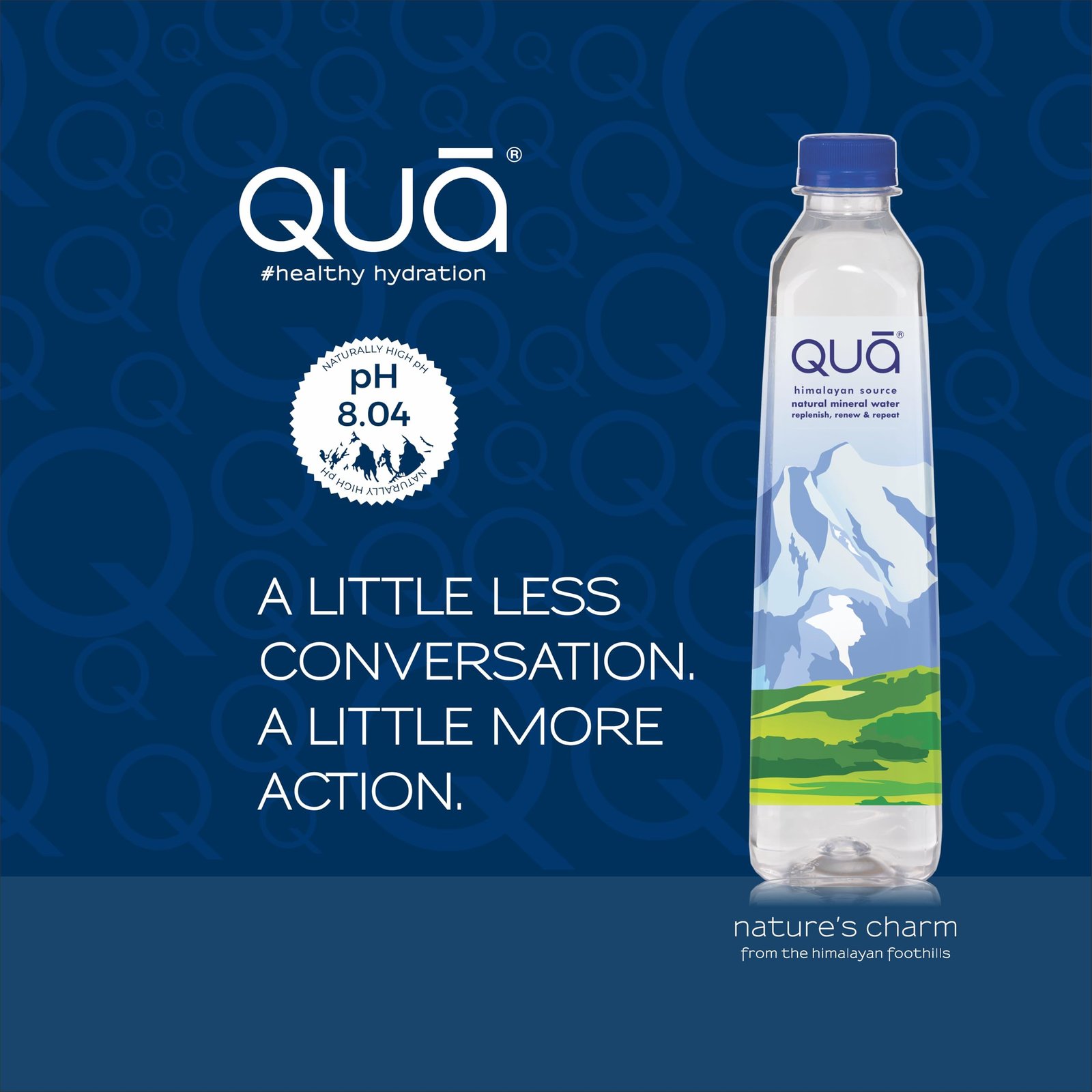 Qua Natural Mineral Water | 500ml x 24 | From the Himalayan Foothills | Rich in Calcium, Magnesium and Other Minerals | Naturally Alkaline | India’s Finest Water | pH 8+ - Image 9