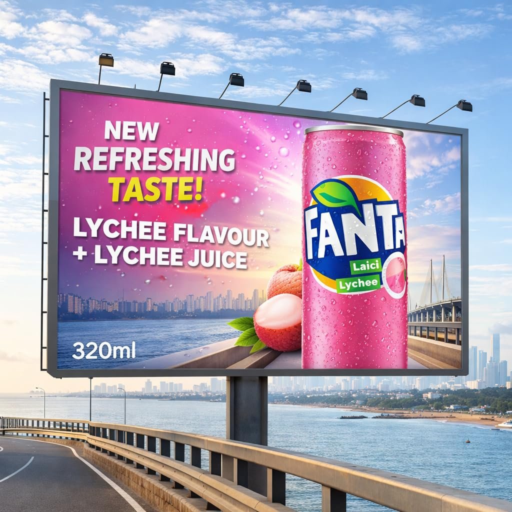 FANTA - Lychee Flavoured Carbonated Soft Drink (3 x 320ml), By COUGAR | Refreshing Fizzy Fruit Beverage | Sweet Tropical Lychee Taste | Chilled Ready To Drink Soda | Party & Everyday Refreshment Drink – (Imported - MALAYSIA) - Image 8