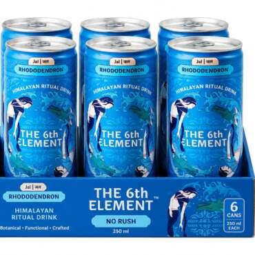 Rhododendron (Buransh) Botanical Malt Brew Pack of 6 Energy Drink, 250ml- Natural Anthocyanins- 2g Fiber per Can- Zero Added Sugar- Low Calorie Drink for Daily Refreshment & Wellness