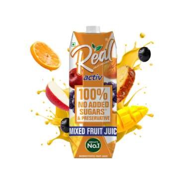 Real Activ Mixed Fruit Juice - 1l