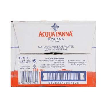 AcquaPanna Natural Spring Water 250ml, (Pack of 24 Bottle) Imported.