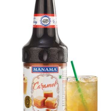 Manama Caramel Syrup Mixer for Mocktails, Cocktails, Drinks, Juices, Beverages, Non Alcoholic Mix, 750ML