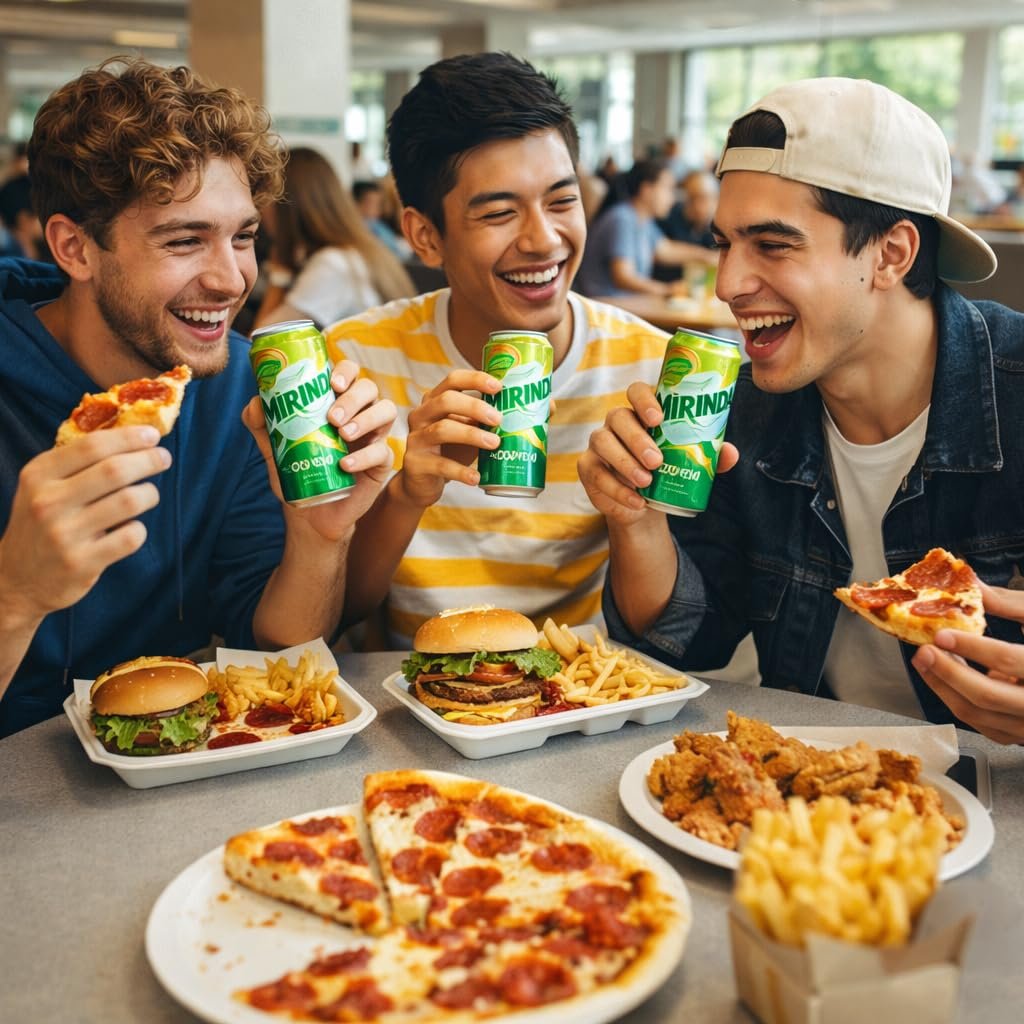 MiRINDA Soda Kem Carbonated Soft Drink (Pack of 3) 320ml Can By COUGAR, Refreshing Fizzy Cream Soda Flavor Beverage, Crisp Sparkling Drink, Ready to Serve Chilled, Perfect for Parties, Meals & Everyday Refreshment - (Imported-VIET) - Image 4
