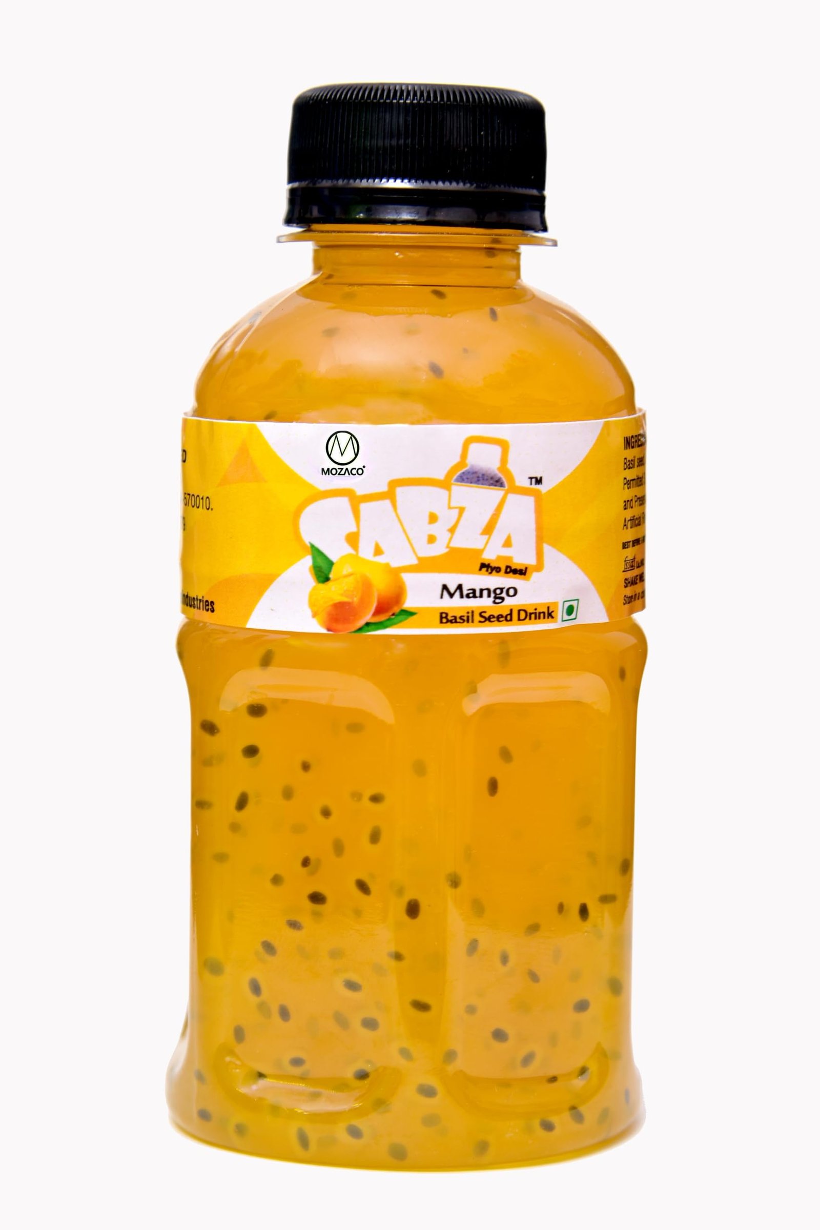 Sabza Refreshing Combo Of Litchi and Mango Basil Seed Drink | Pulpy Fruit Beverage | 200ml (Pack of 24 each) - Image 8