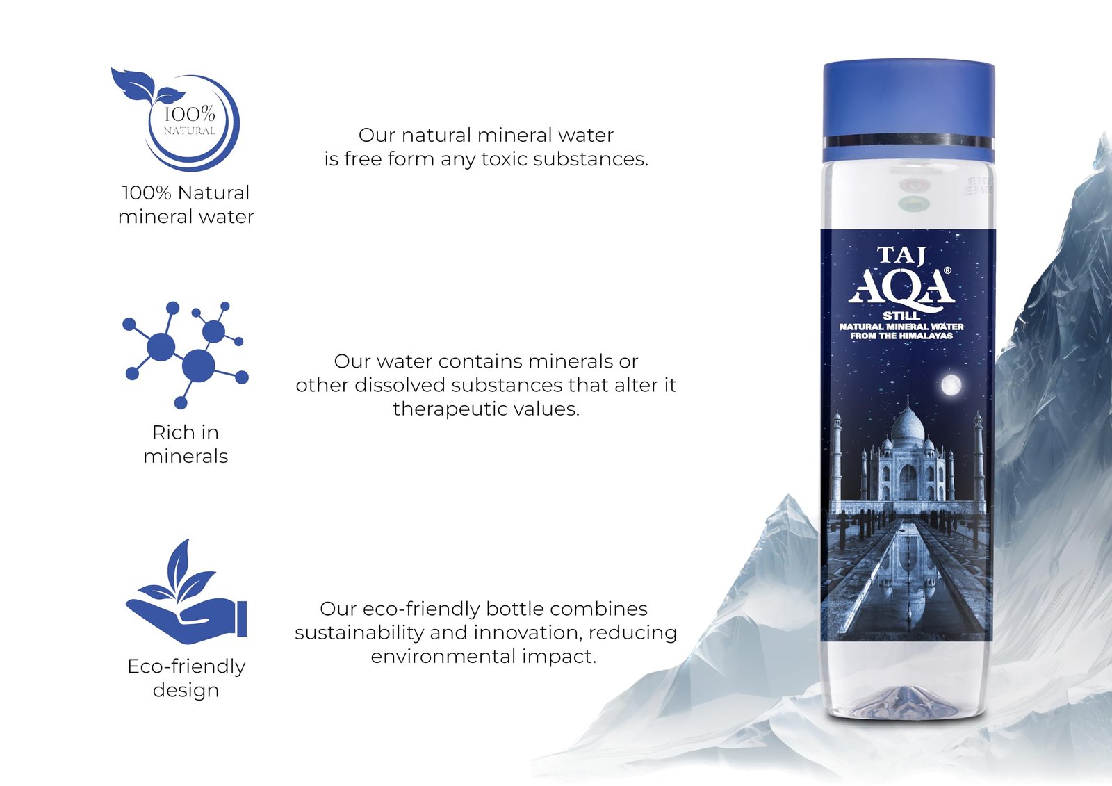 VARAHI Taj Aqa Naturally Alkaline Mineral Water-500Ml(Pack Of 24 Bottles)|Natural Mineral Water Bottle - Image 6
