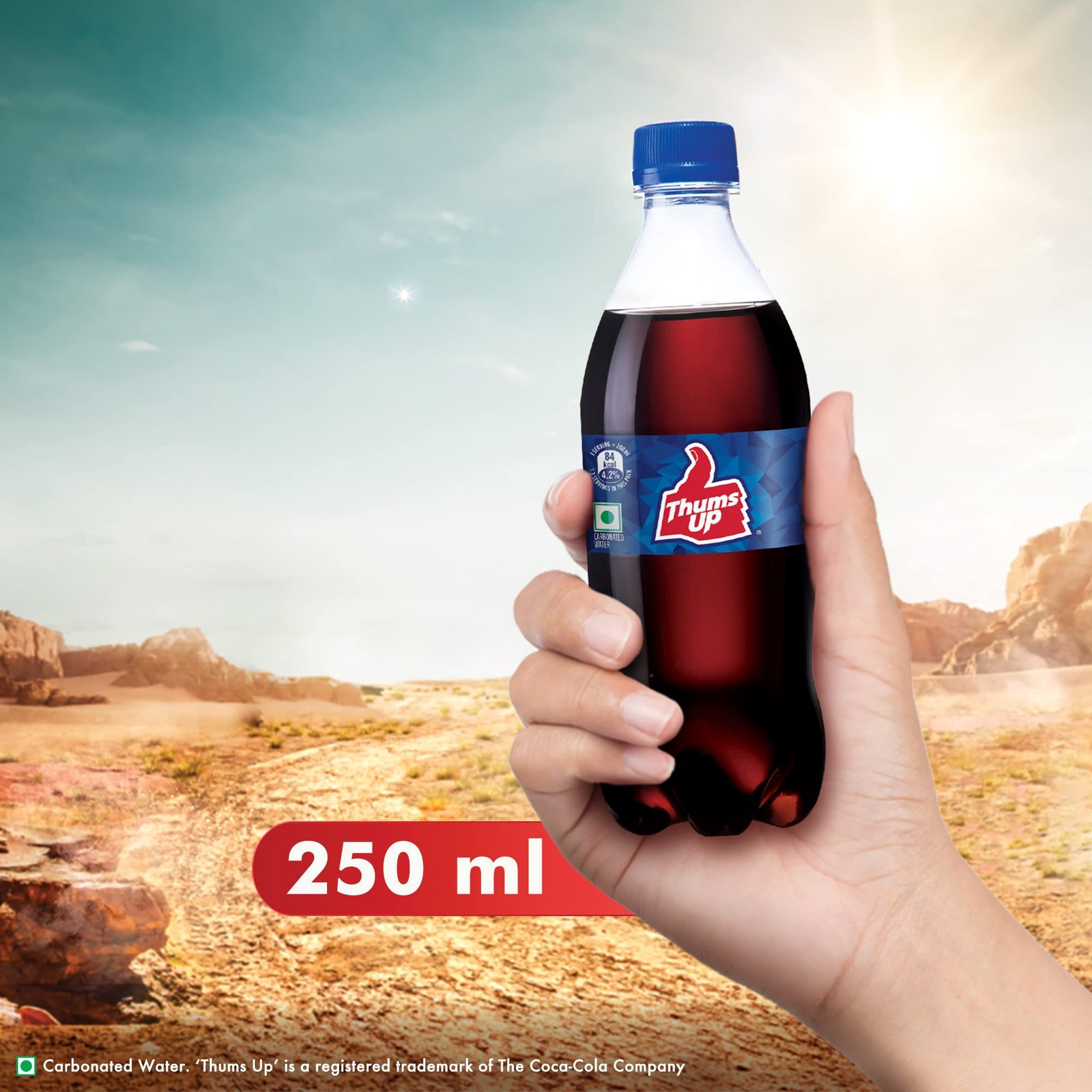 Thums Up Soft Drink | PET Bottle, 250 ml (Pack of 8) - Image 7