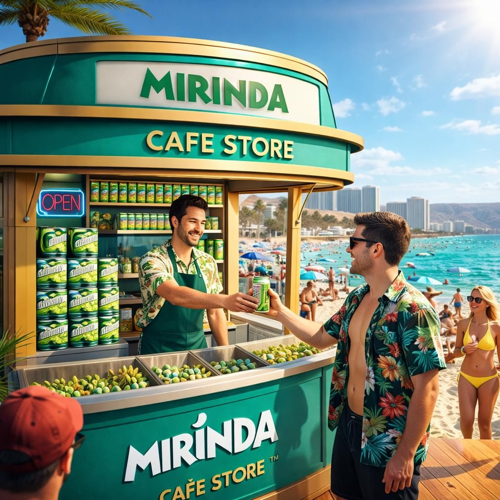 Mirinda Citrus Carbonated Soft Drink (Pack of 6) 300ml Can By COUGAR, Refreshing Fizzy Citrus Soda, Delicious & Flavourful Sparkling Beverage, Sweet & Tangy Taste, Ready to Serve Chilled, Single Serve Can for Parties & Everyday Refreshment - (Imported-UAE - Image 6