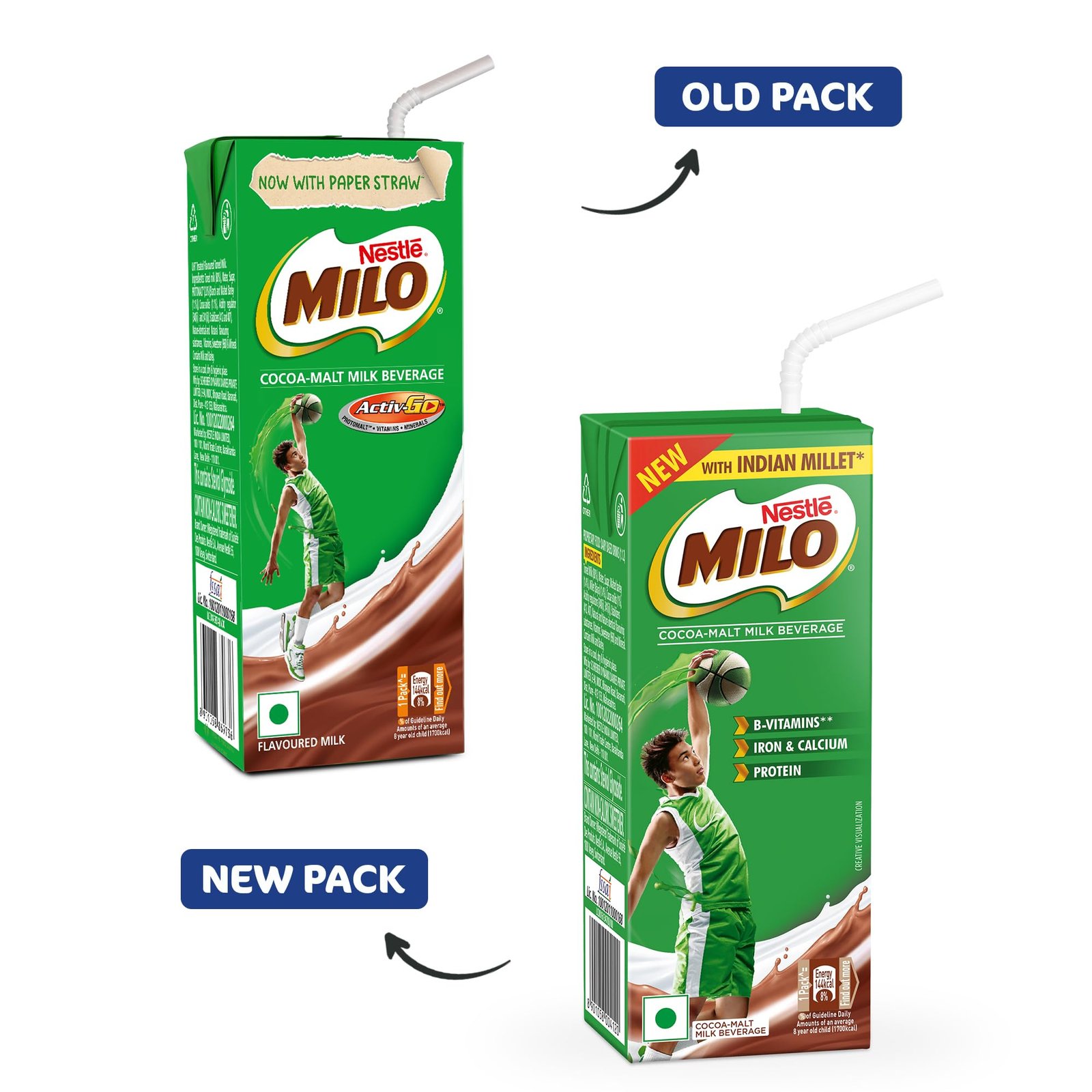 Nestlé MILO Ready-to-Drink Health Drink with Millets, Chocolate, 180ml - Image 6