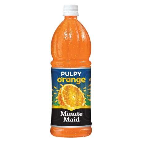 Minute Maid Pulpy Orange Juice drinkÂ | Pulpy Orange Ready-To-Serve Drink, PET Bottle, 1 L