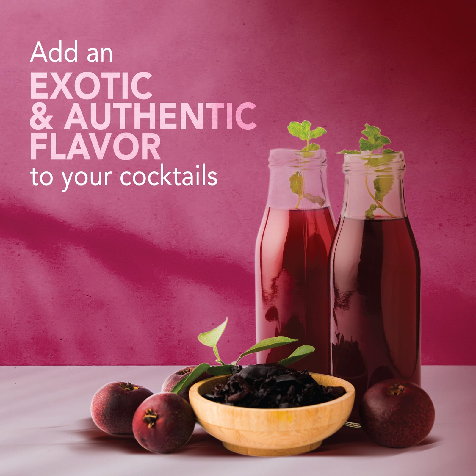 Marimbula Kokum Syrup | Perfect Mixer for Mocktails, Cocktails, Party Drinks & Beverages | Non-Alcoholic & Instant Refreshing Tangy Sweet Sharbat | Rich in Flavor | 1000ml Bottle - Image 2
