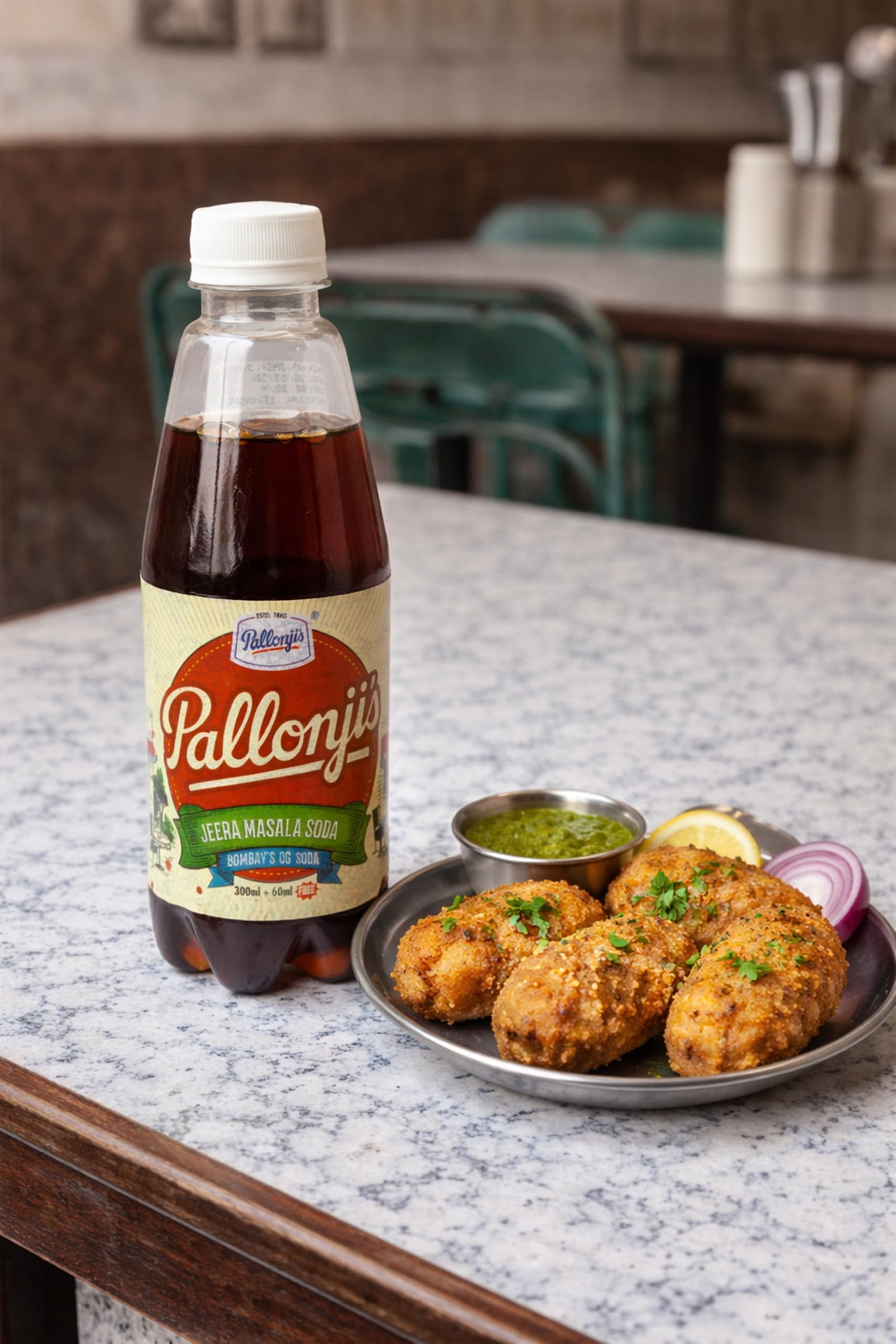 Pallonji's Jeera Masala Soda, Bombay's OG Soda, Carbonated Soft Drink, 300ml + 60ml Free - Image 2