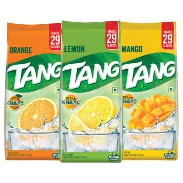 Cadbury Tang Instant Drink Mix Combo (Orange, Lemon and Mango, 500g each), 1500 g