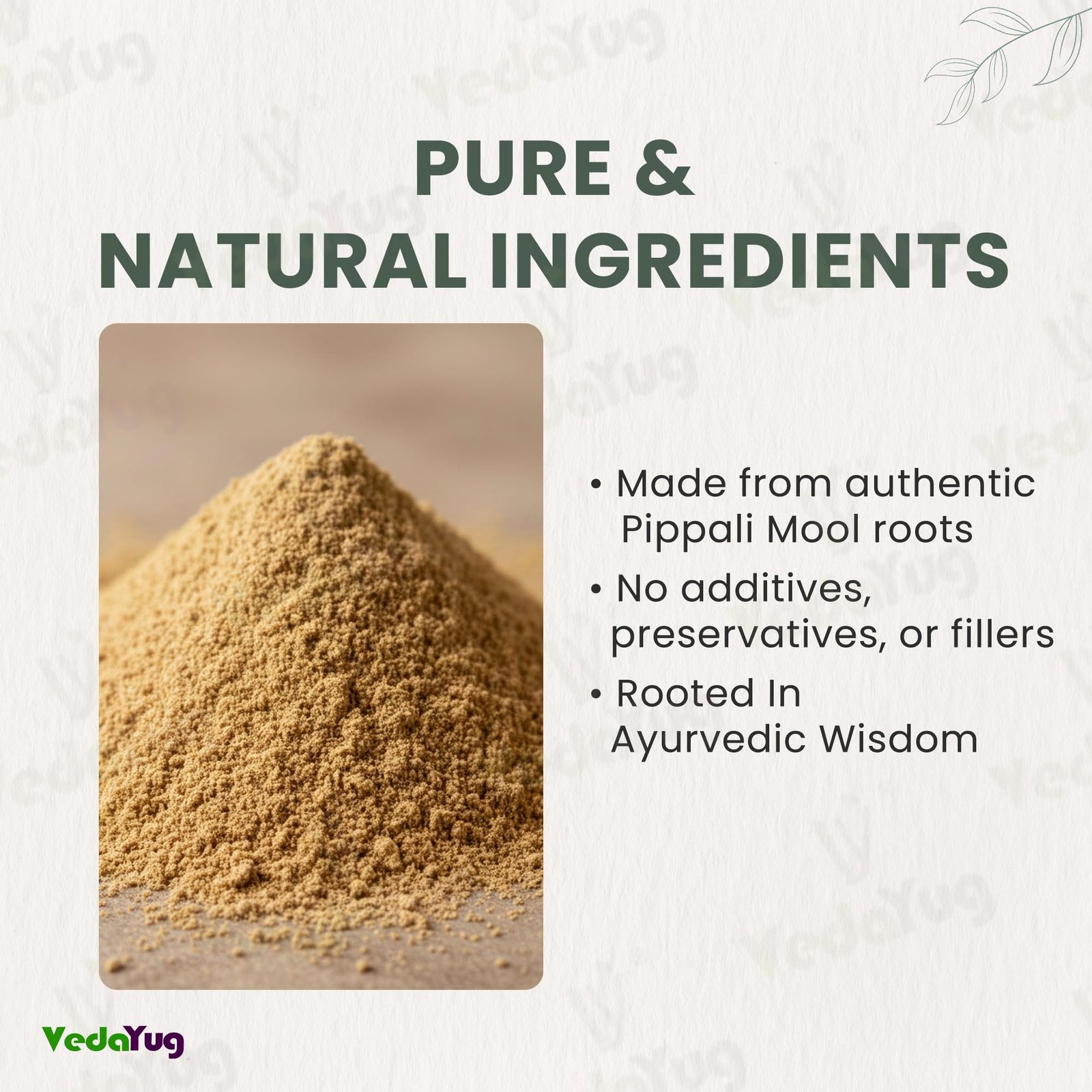 VY VedaYug Ganthoda Powder (Piplamool/Pipramul) - 200g | Natural Indian Long Pepper Root for Joint Comfort, Digestion & Gastric Relief | Traditional Winter Spice & Vata Dosha Care - Image 7